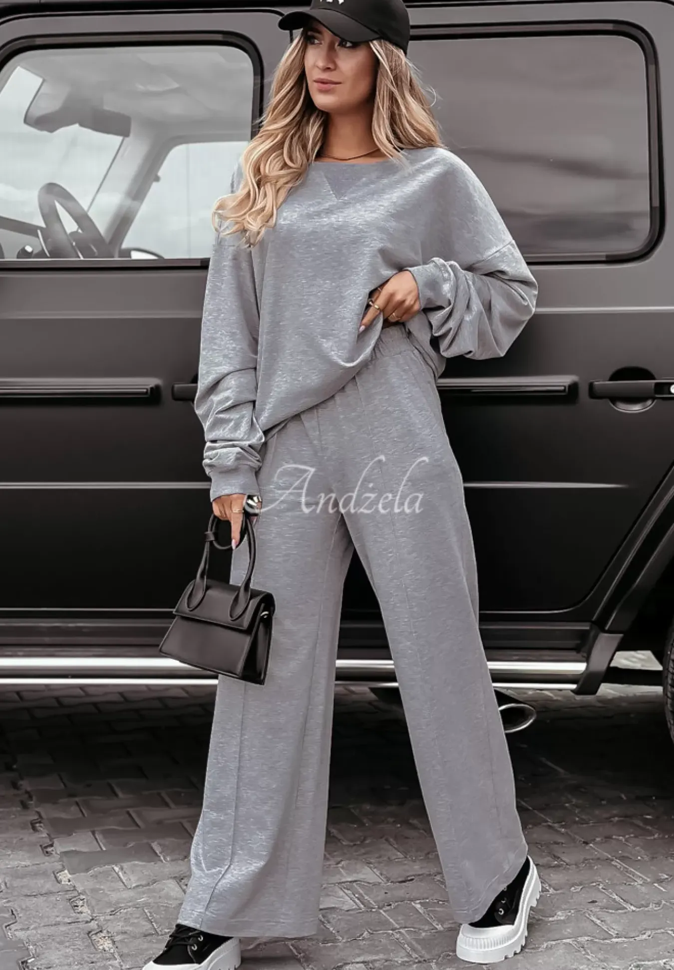 Spodnie Dresowe Wide Leg Be Still Szare