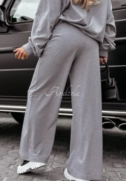 Spodnie Dresowe Wide Leg Be Still Szare