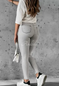 Spodnie Jeansowe I Like Me Jasnoszare