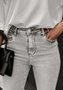 Spodnie Jeansowe Skinny Don'T Quit Szare