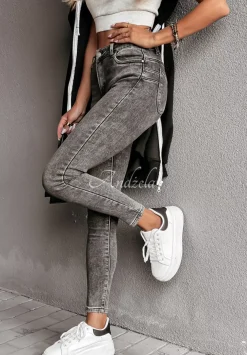 Spodnie Jeansowe Skinny Everything Counts Ciemnoszare