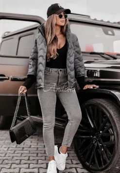 Spodnie Jeansowe Skinny Rinaldi Szare