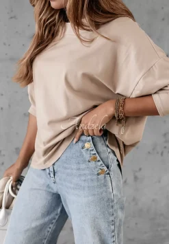 Spodnie Jeansowe Straight Afford It Jasnoniebieskie