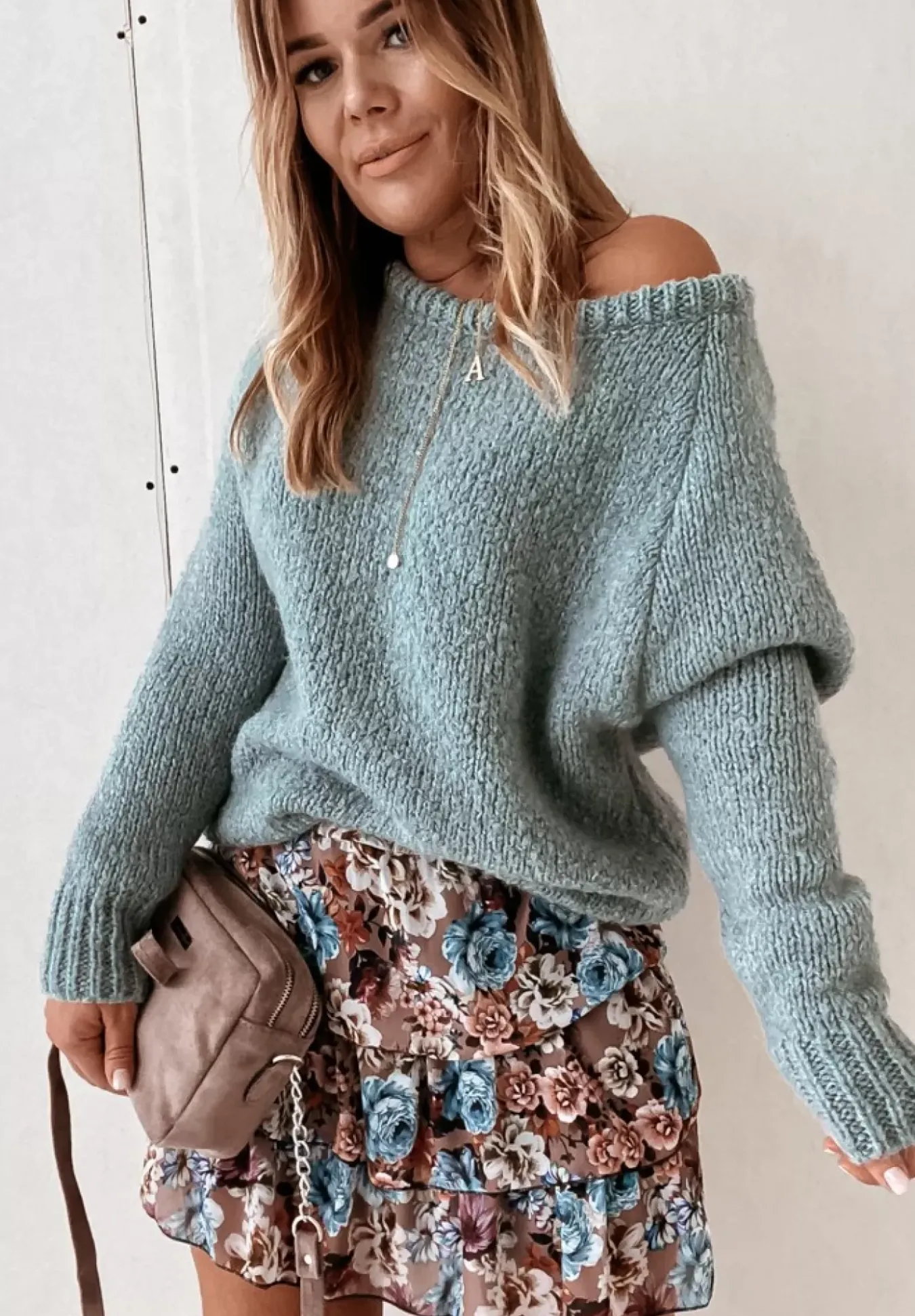 Sweter Cocomore Duero Jasnoniebieski