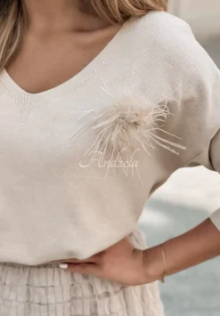 Sweter Oversize Dirty Dancing Bezowy