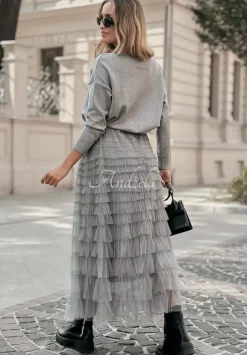 Sweter Oversize Dirty Dancing Szary
