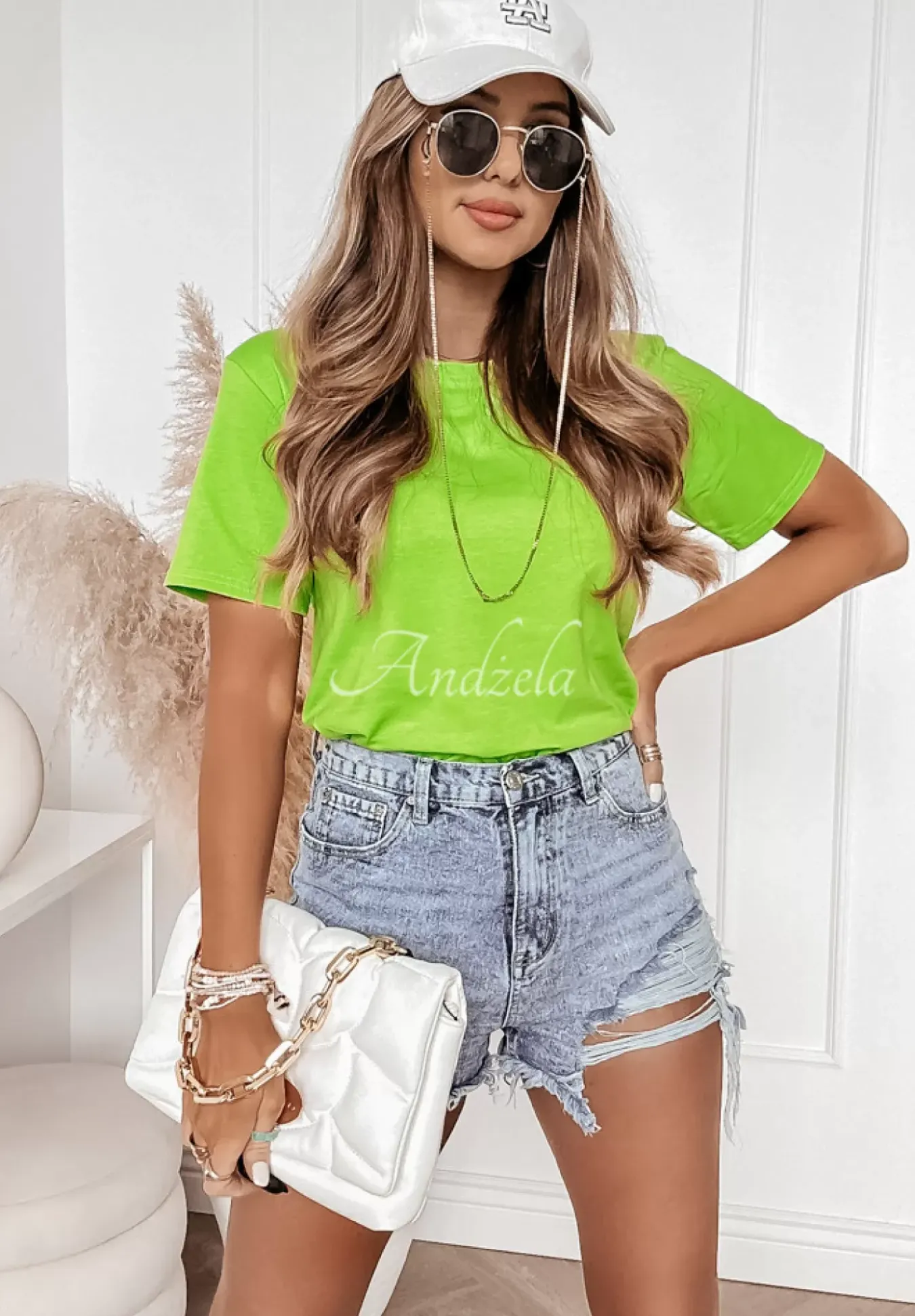 T-Shirt Simpli Zielony