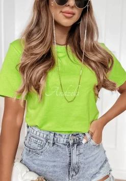 T-Shirt Simpli Zielony