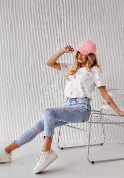 T-Shirt W Serca Be Mine Bialy