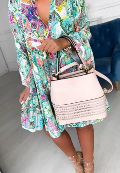 Wzorzysta Sukienka Oversize Hawai